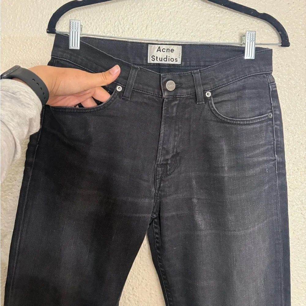 ACNE STUDIOS ACE CASH JEANS MENS- SIZE 29/32 BLACK COLOR